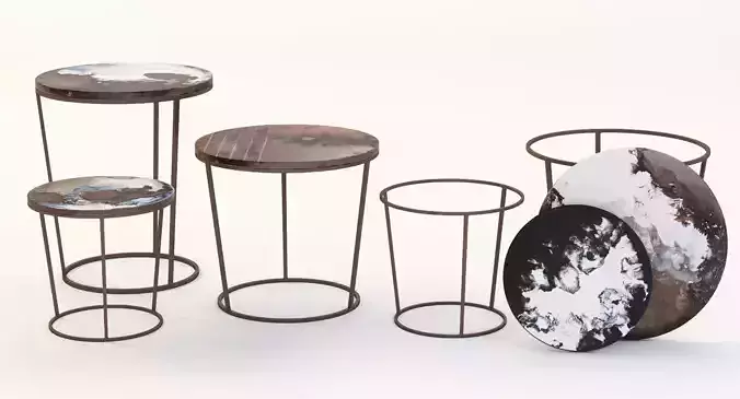 Swirling Patterns Top Tables