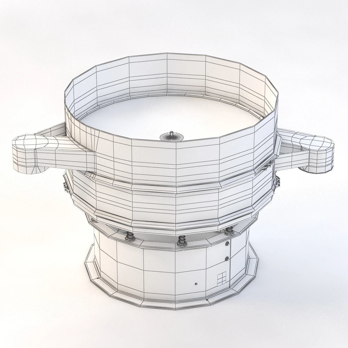 Sweco Crushing And Screening Machine 3D model_1