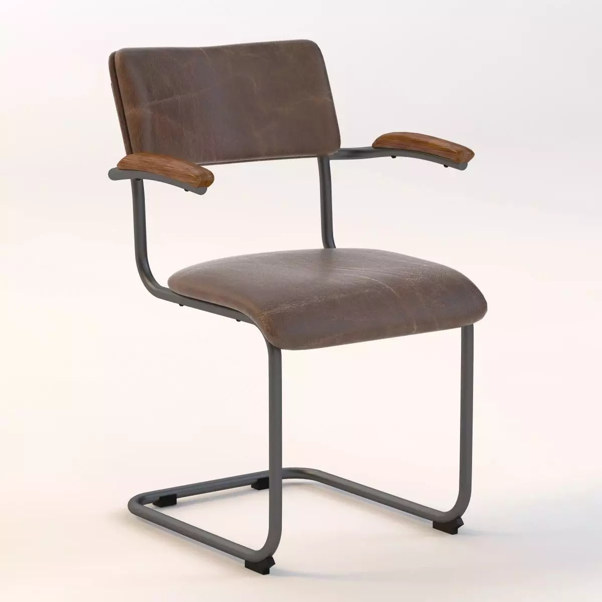 Stephen Industrial Loft Dining Chair 3D model
