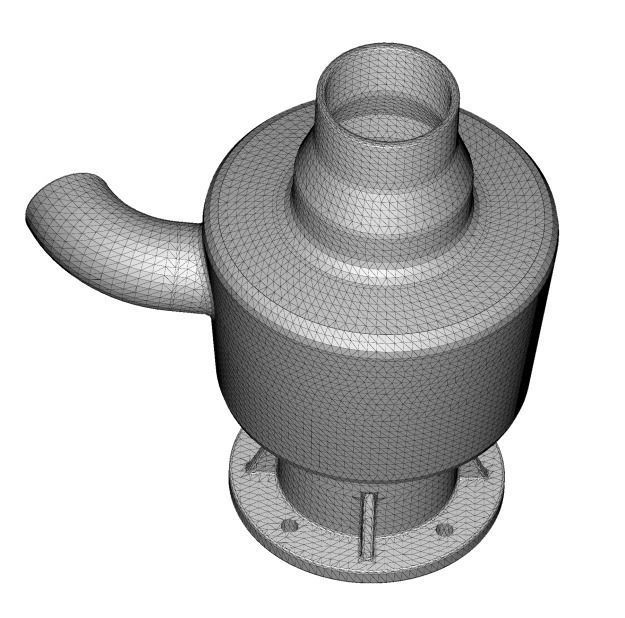 Industrial Dust Collector 3D model_4