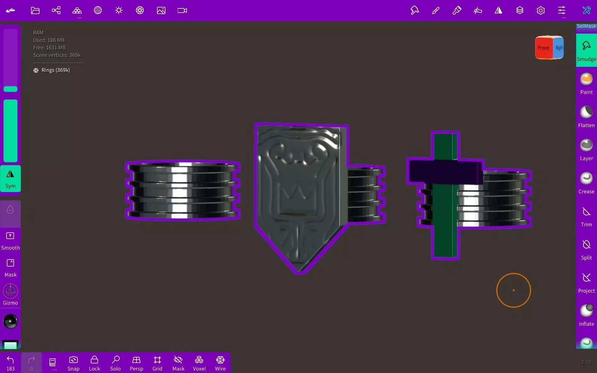 Metal Rings Free 3D print model