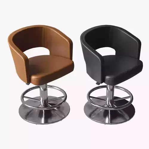 Casino Chair 3D Low-poly 3D model