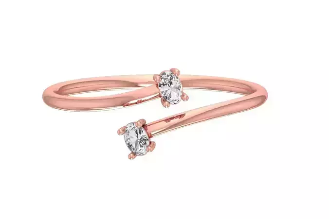 Women Light Weight Band Ring