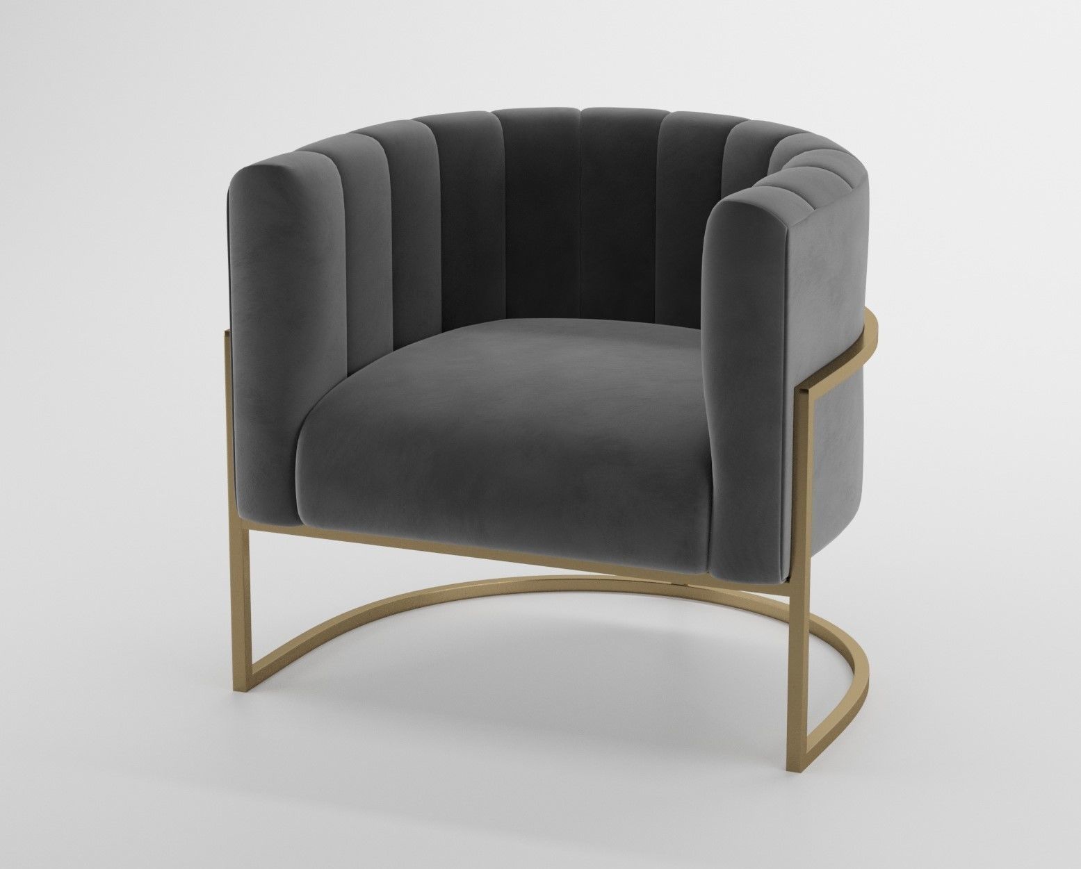 Armchair - person 3D model_1