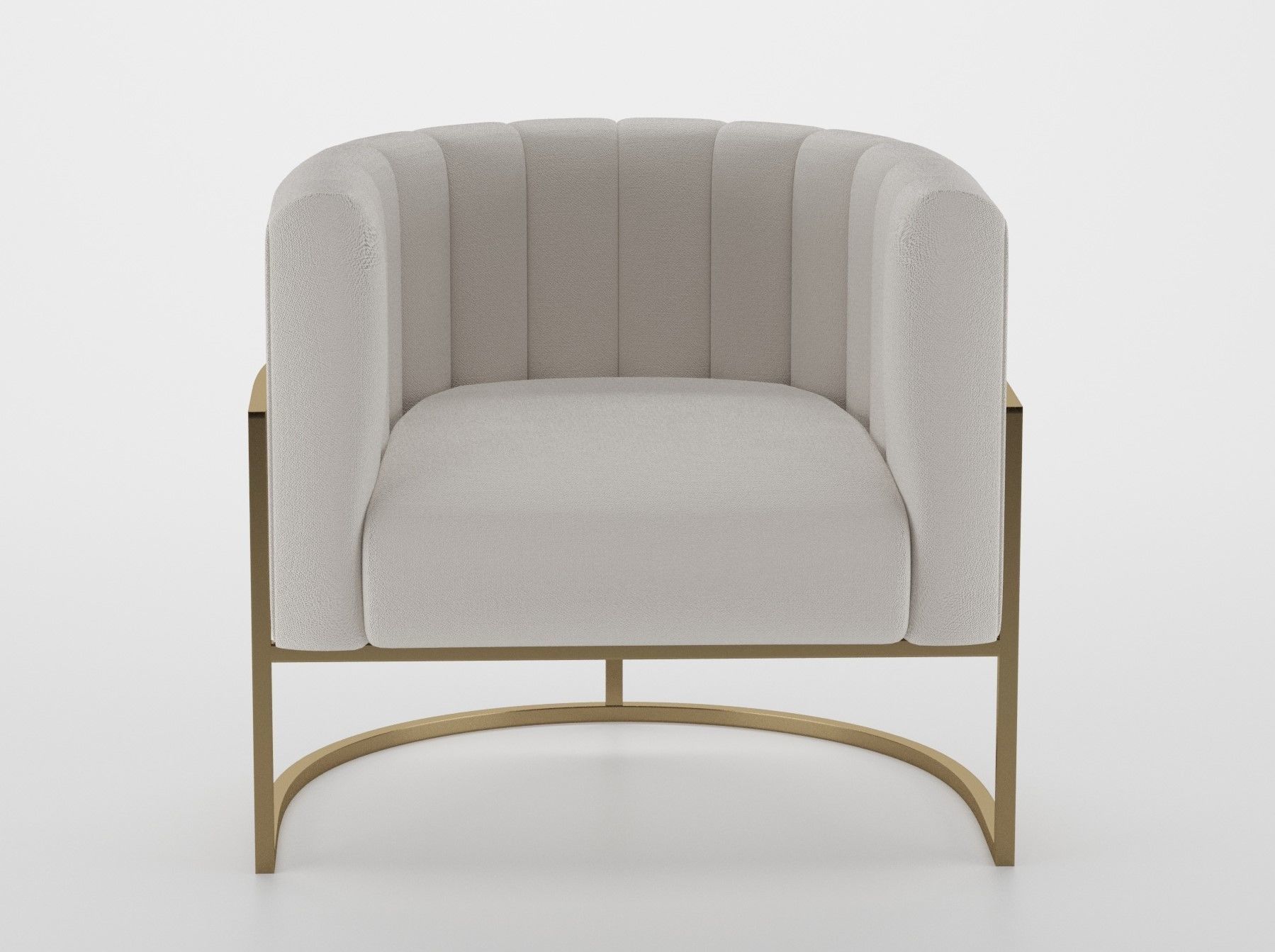 Armchair - person 3D model_9