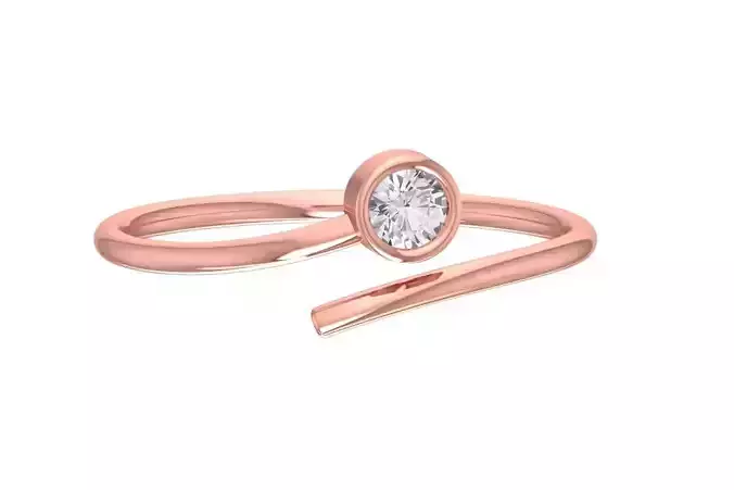 Women Light Weight Band Ring