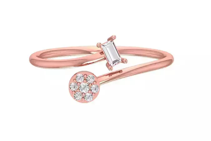 Women Light Weight Band Ring