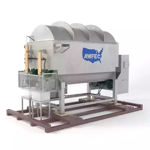 Stainless Steel Dual Trough Vacuum Paddle Blender 3D model