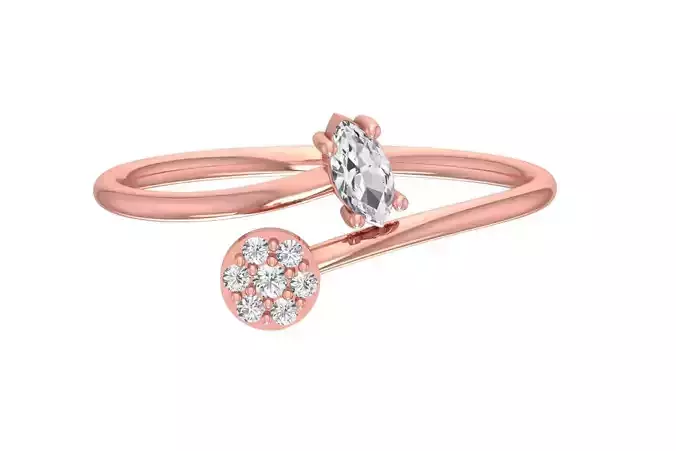 Women Light Weight Band Ring