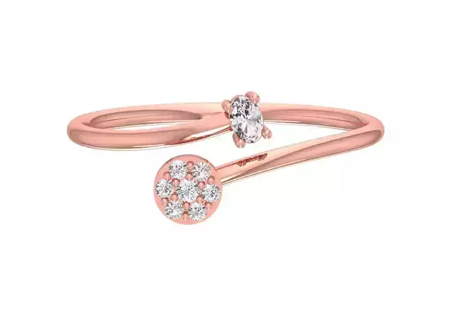 Women Light Weight Band Ring