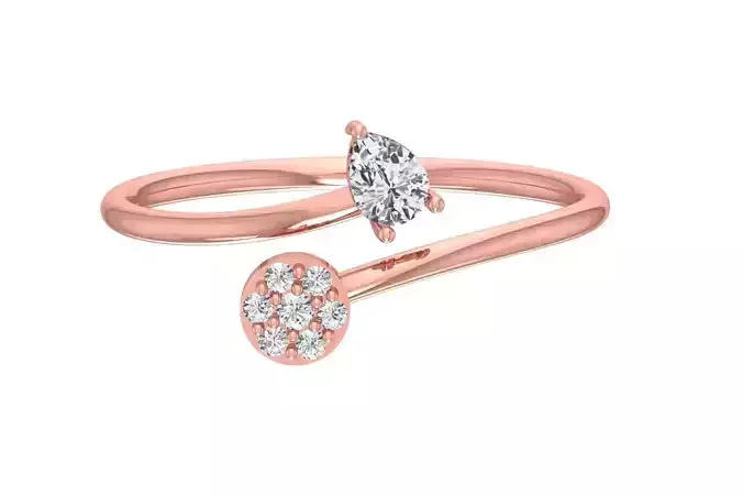 Women Light Weight Band Ring
