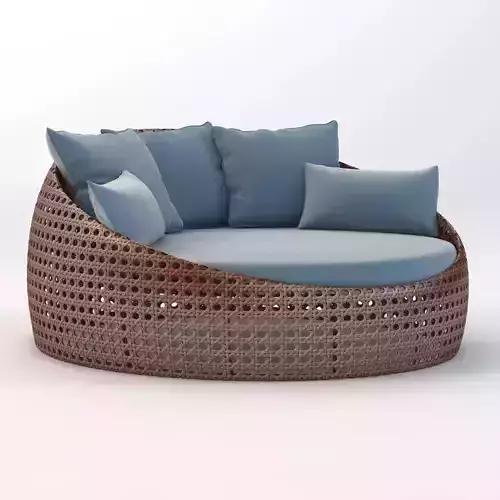St Martin Wicker Daybed
