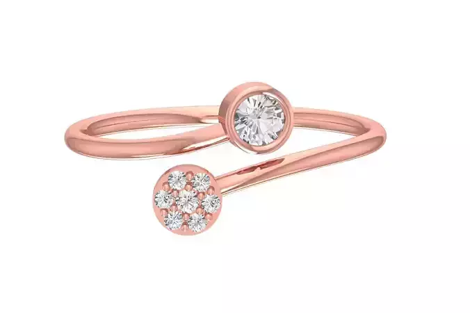 Women Light Weight Band Ring