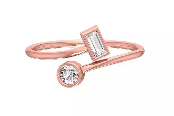 Women Light Weight Band Ring