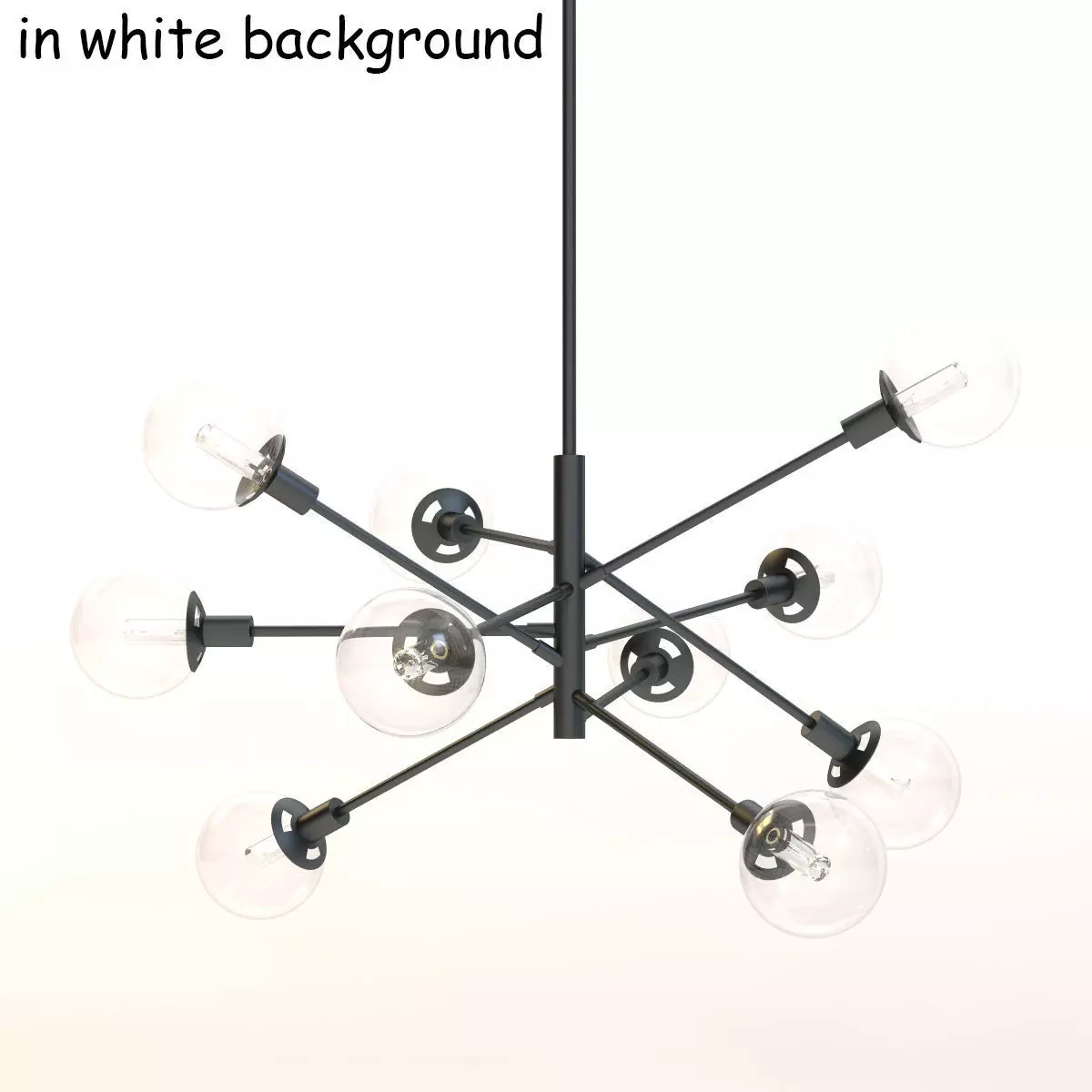 Sonneman Orb 10 Pendant Light 3D model
