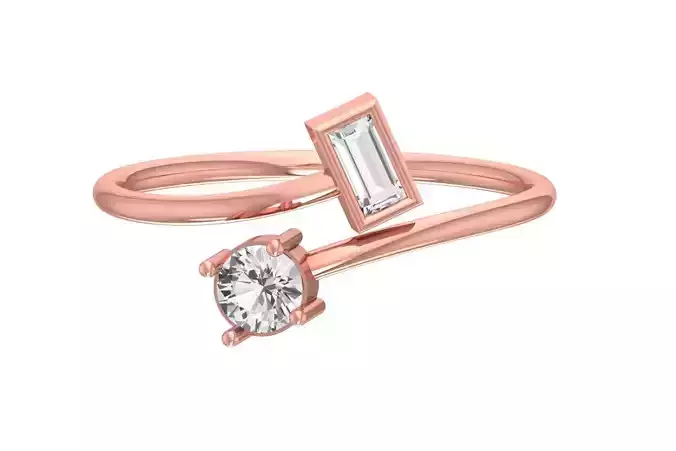 Women Light Weight Band Ring