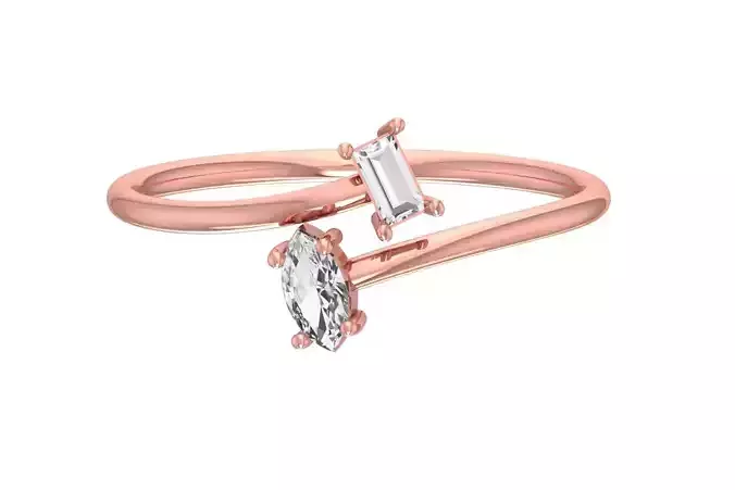 Women Light Weight Band Ring