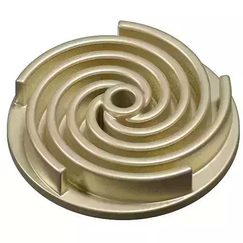 Brass Vortex Impeller 3D model