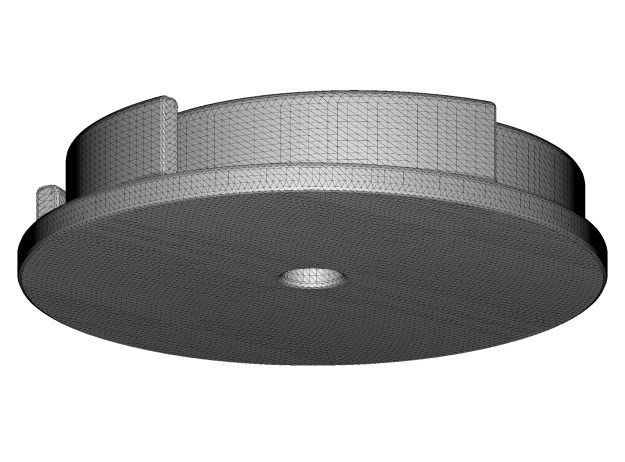 Brass Vortex Impeller 3D model_4