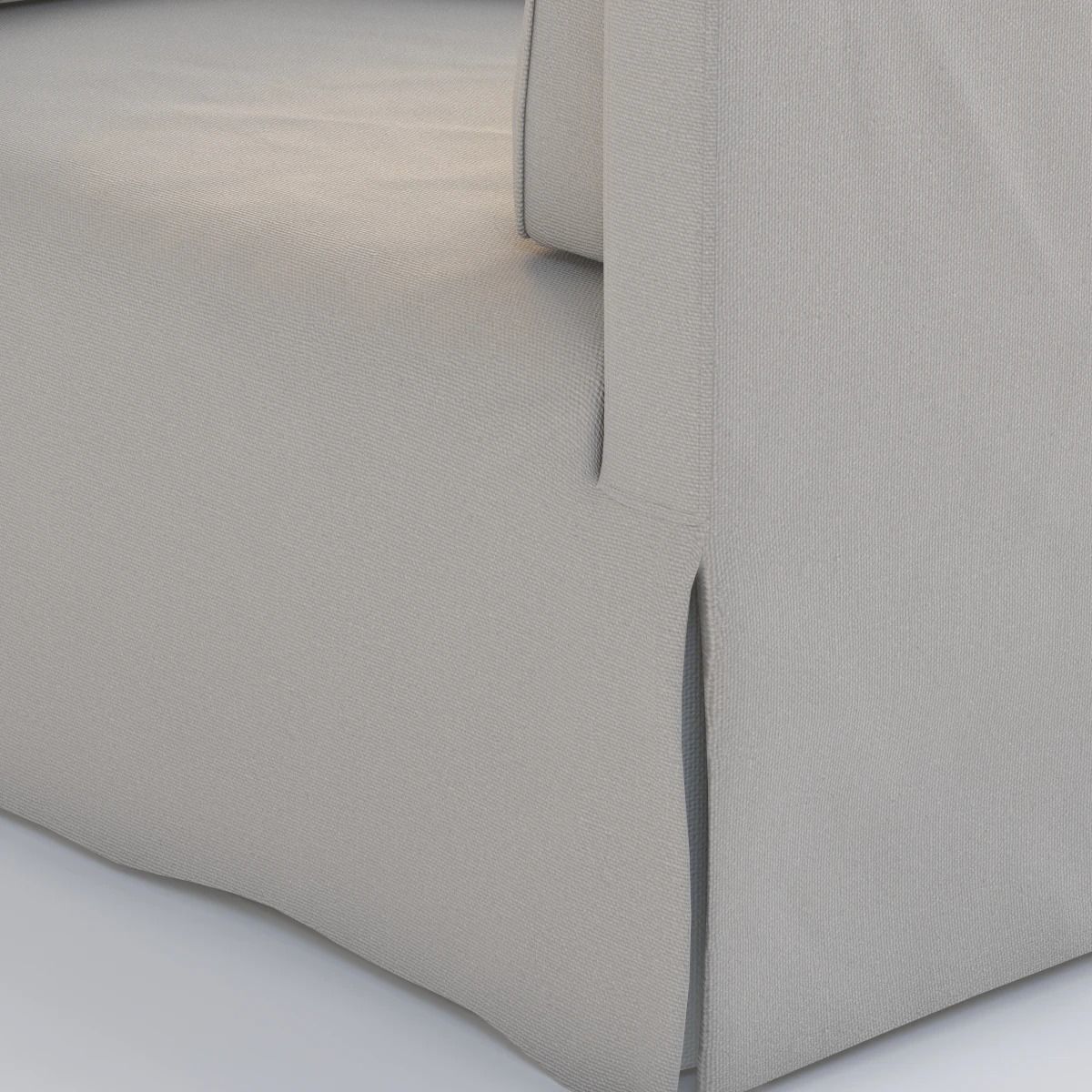 Slipcovered Lounge Chair 3D model_8