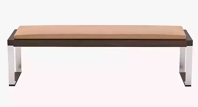 Slim Pax Bench Detailed 3D model