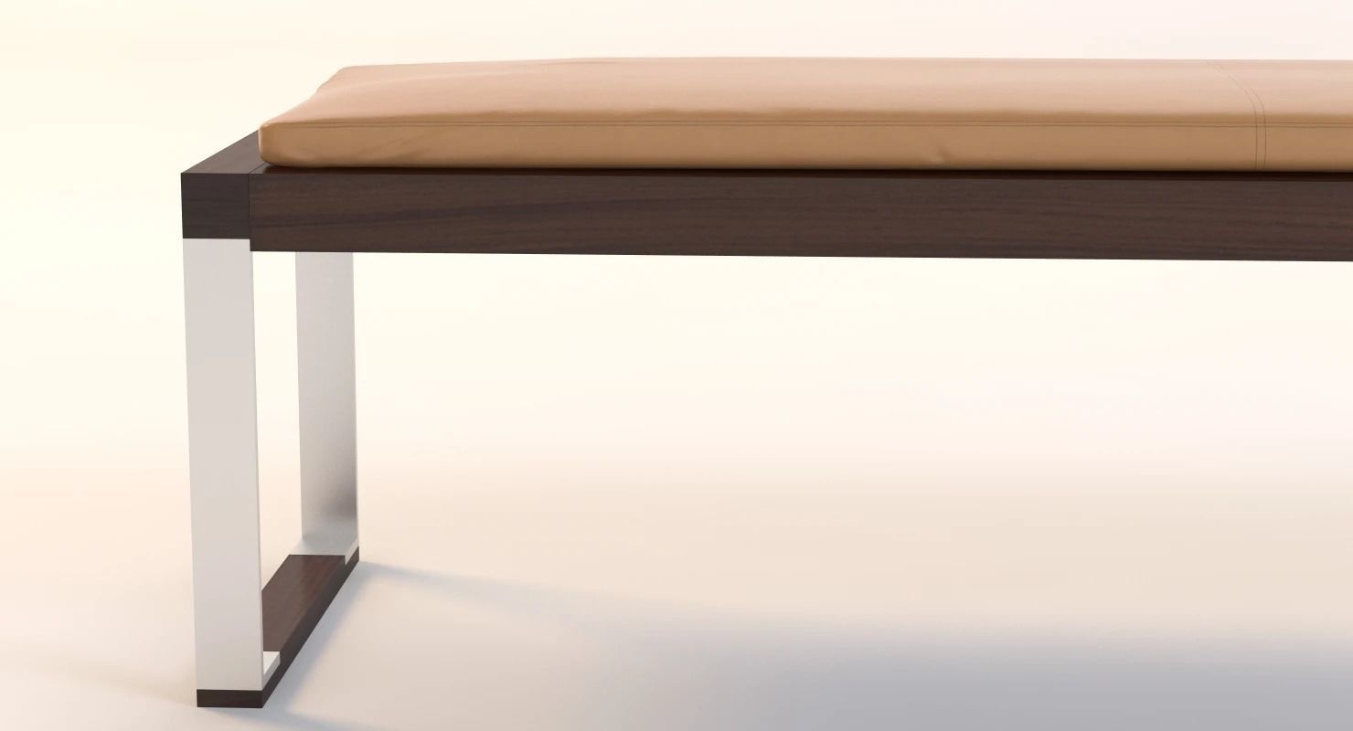 Slim Pax Bench Detailed 3D model_6
