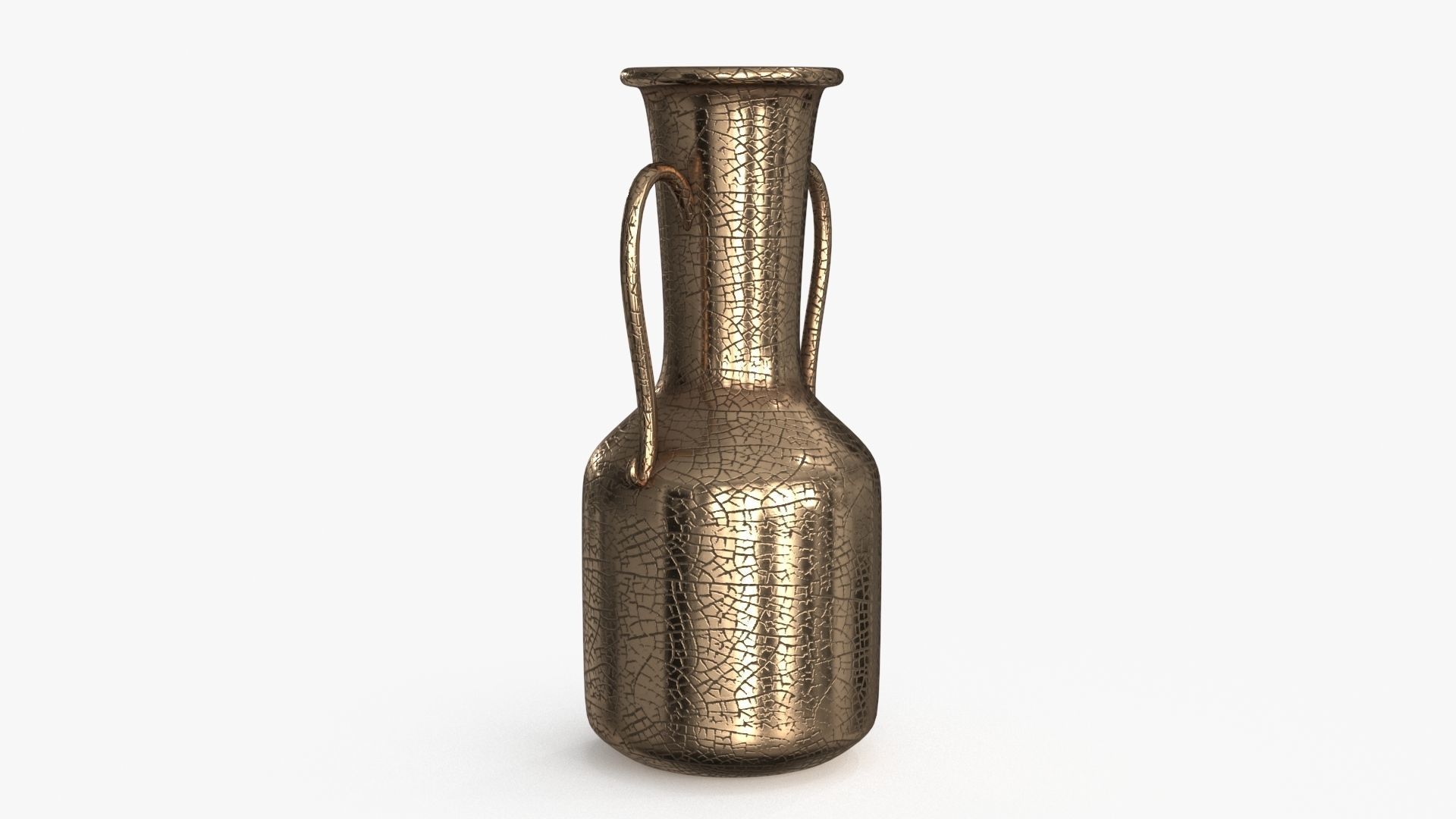 Metal Vase v1 Low-poly 3D model_4