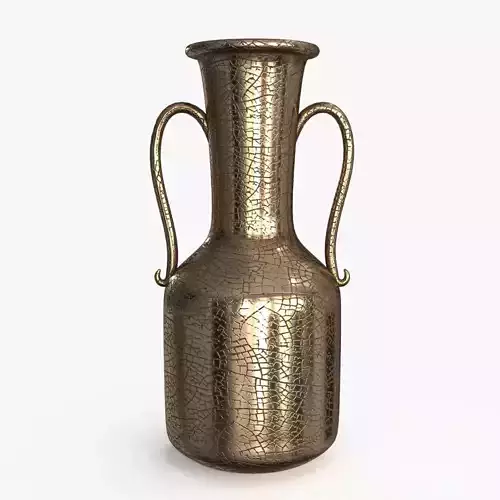 Metal Vase v1 Low-poly 3D model Metal Vase v1 Low-poly 3D model