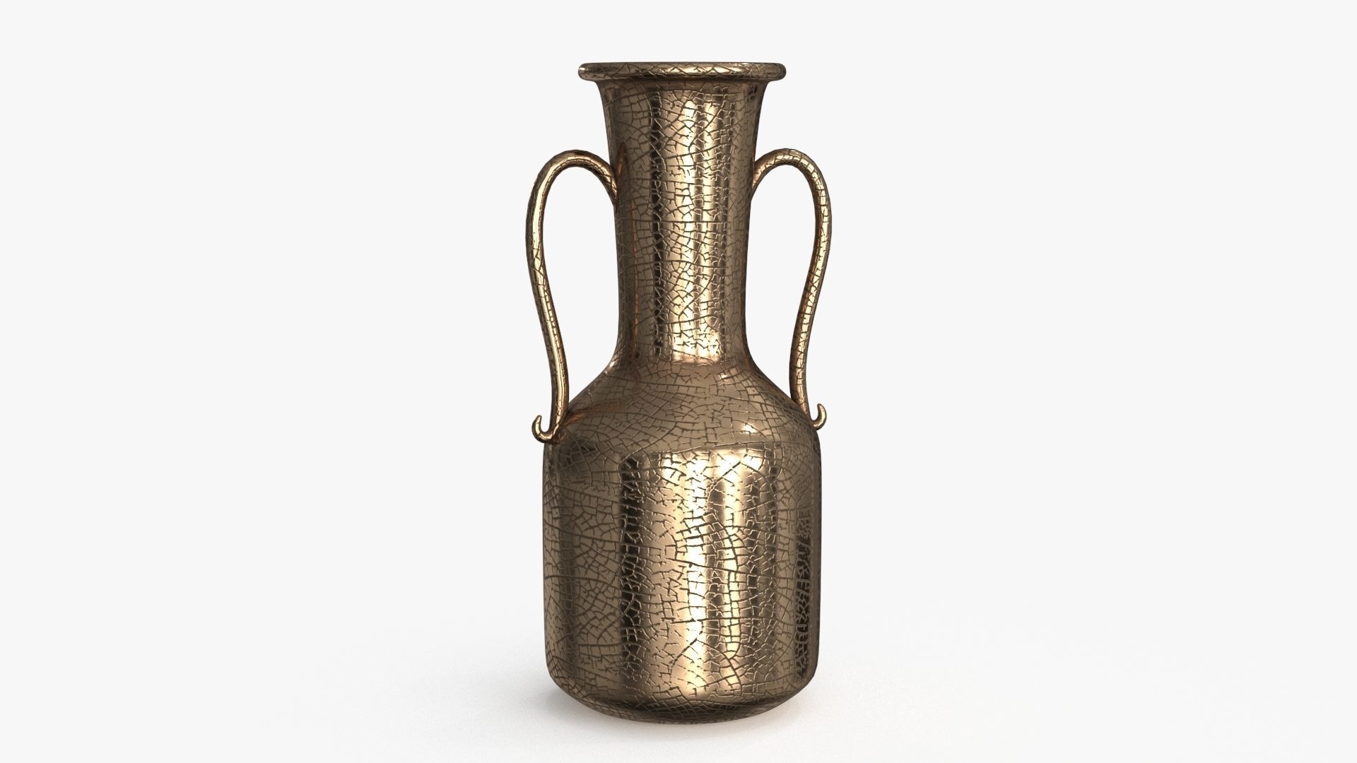 Metal Vase v1 Low-poly 3D model_3