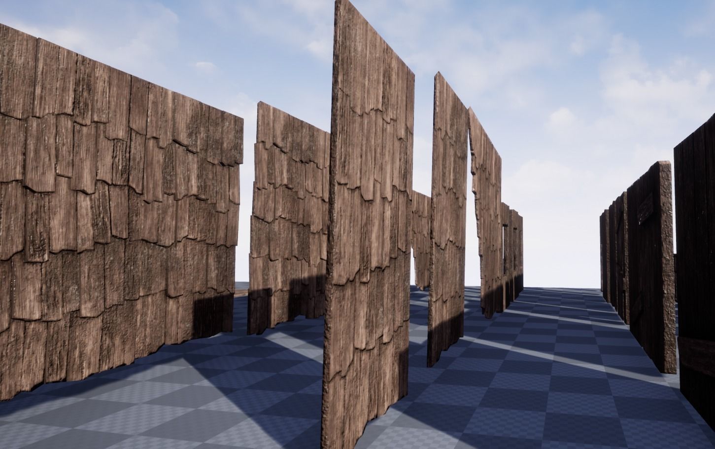 Wooden Building Kit Low-poly 3D model_7