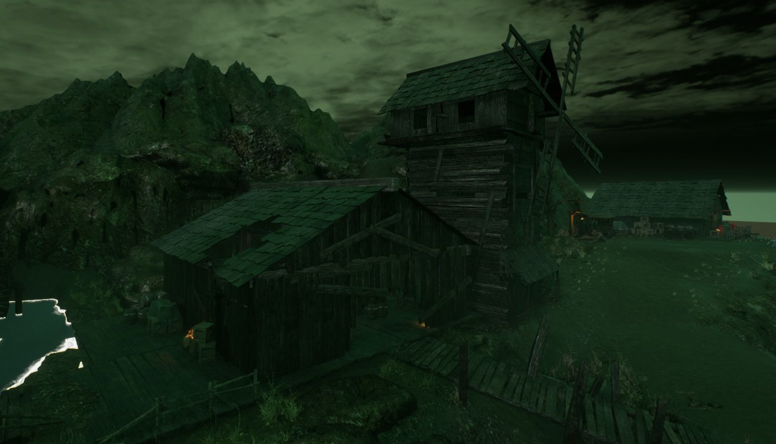 Wooden Building Kit Low-poly 3D model_2