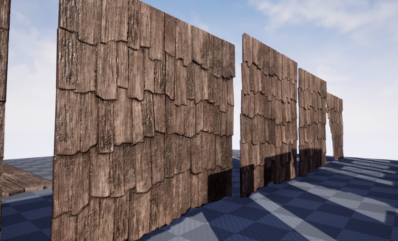 Wooden Building Kit Low-poly 3D model_8