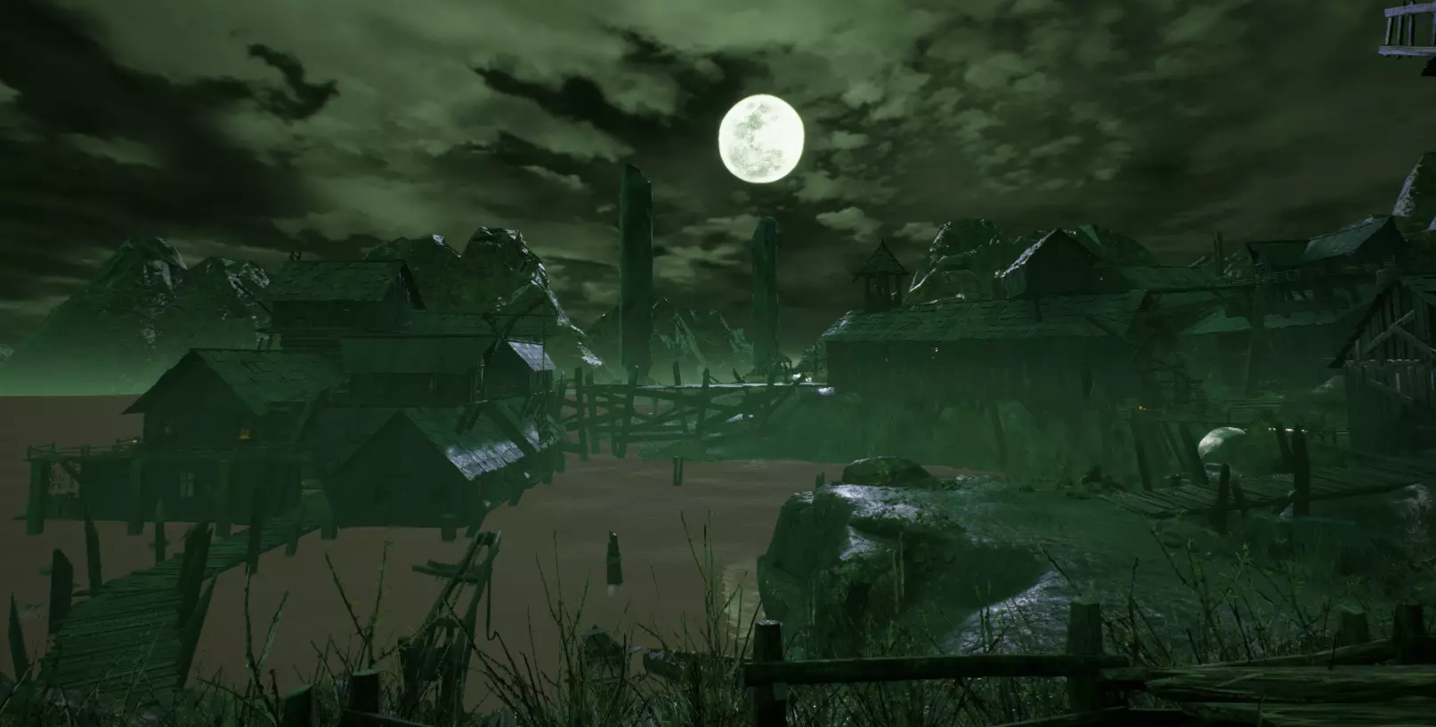 Wooden Building Kit Low-poly 3D model_0