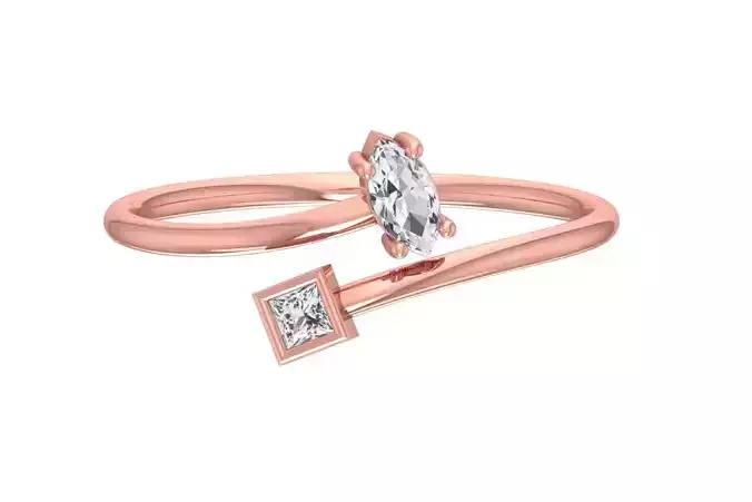 Women Light Weight Band Ring