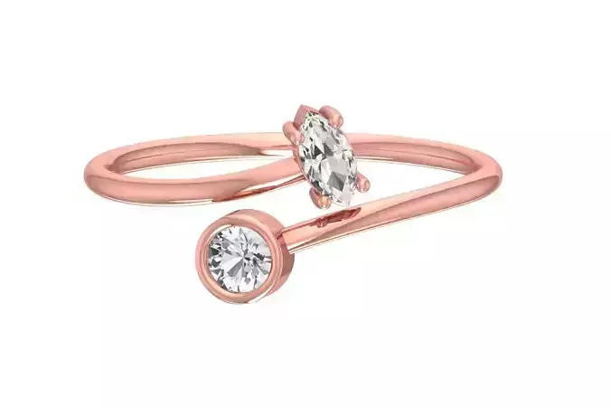 Women Light Weight Band Ring