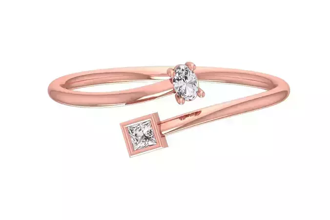 Women Light Weight Band Ring