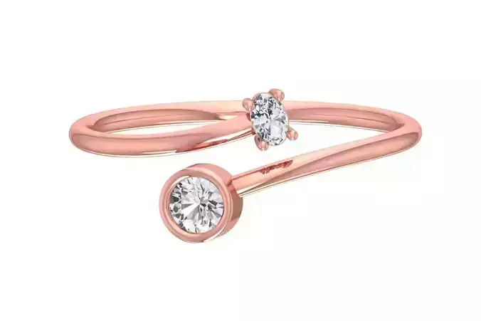 Women Light Weight Band Ring