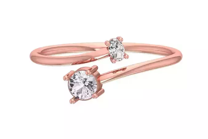 Women Light Weight Band Ring