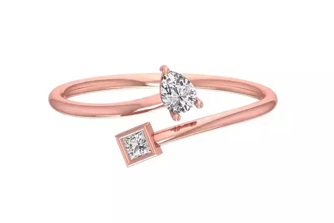 Women Light Weight Band Ring