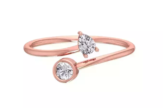 Women Light Weight Band Ring