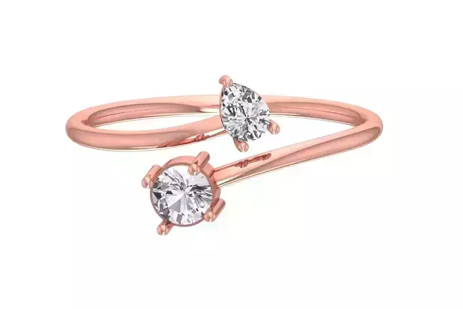 Women Light Weight Band Ring