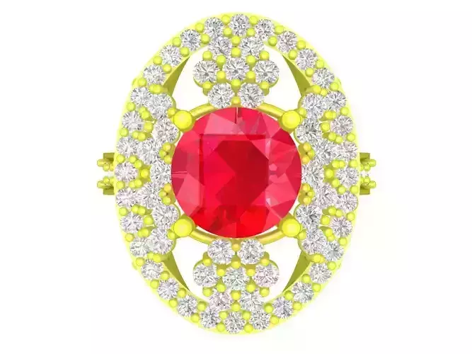 luxury korean diamond women ring 4420