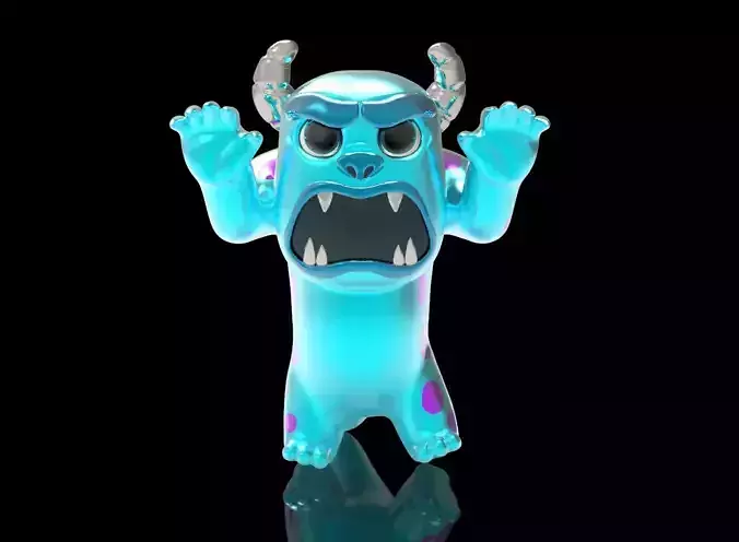 Sully disney monster figurine 3D print model