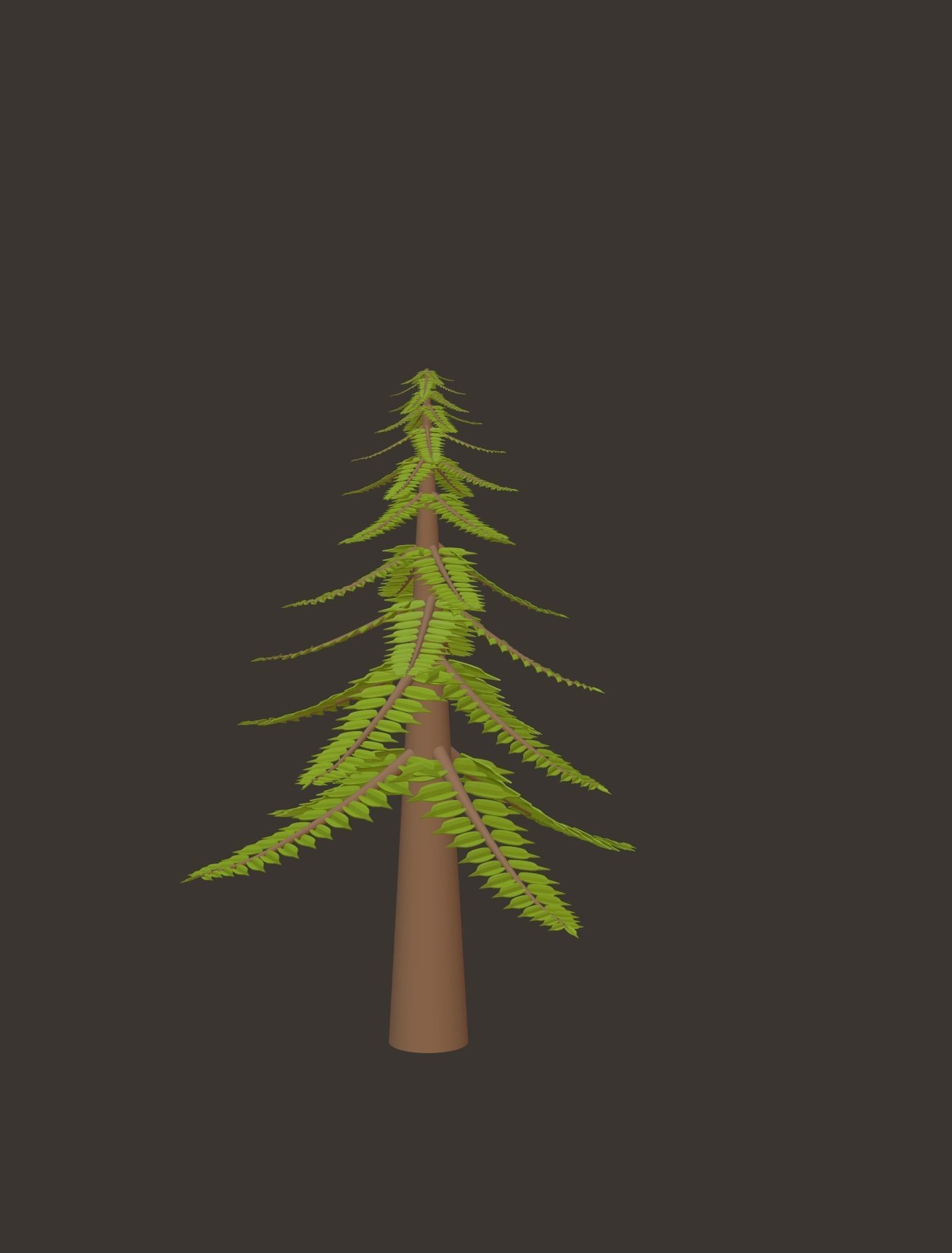CHEED TREE FIR TREE PINE TREE  3D model_1