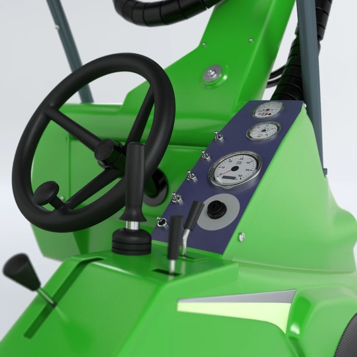 Skid Steer Loader Avant 528 Ts Truck 3D model_15