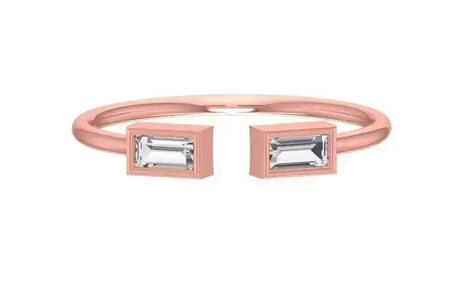 Women Open End Light Weight Band Ring