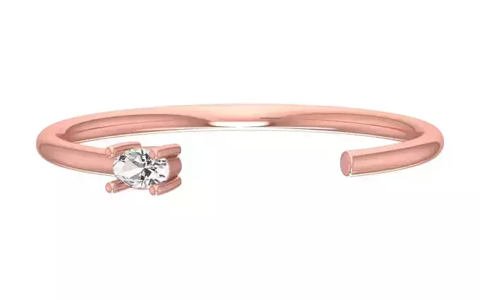 Women Open End Light Weight Band Ring