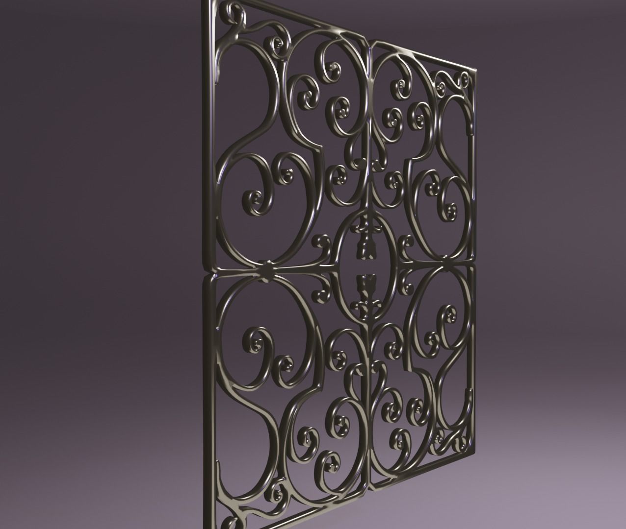 patterned grid   3D model_8