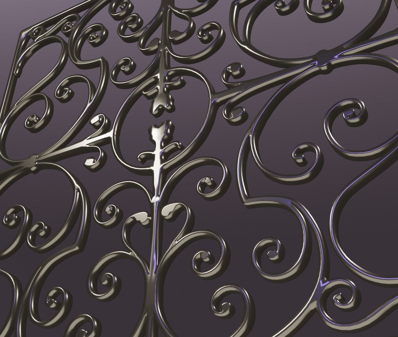 patterned grid   3D model_7