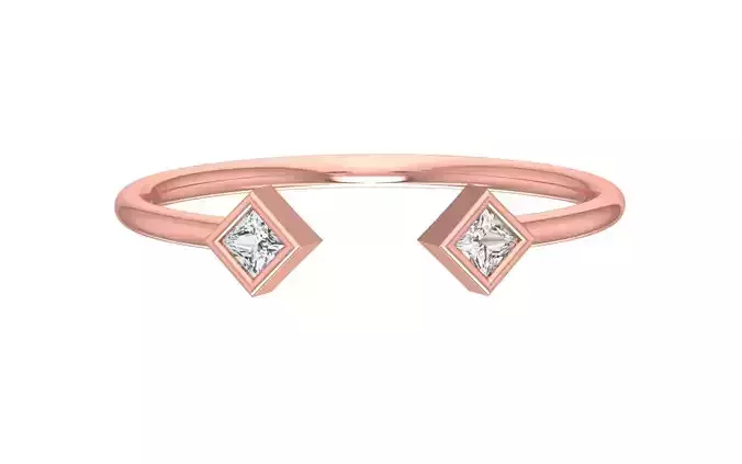 Women Open End Light Weight Band Ring